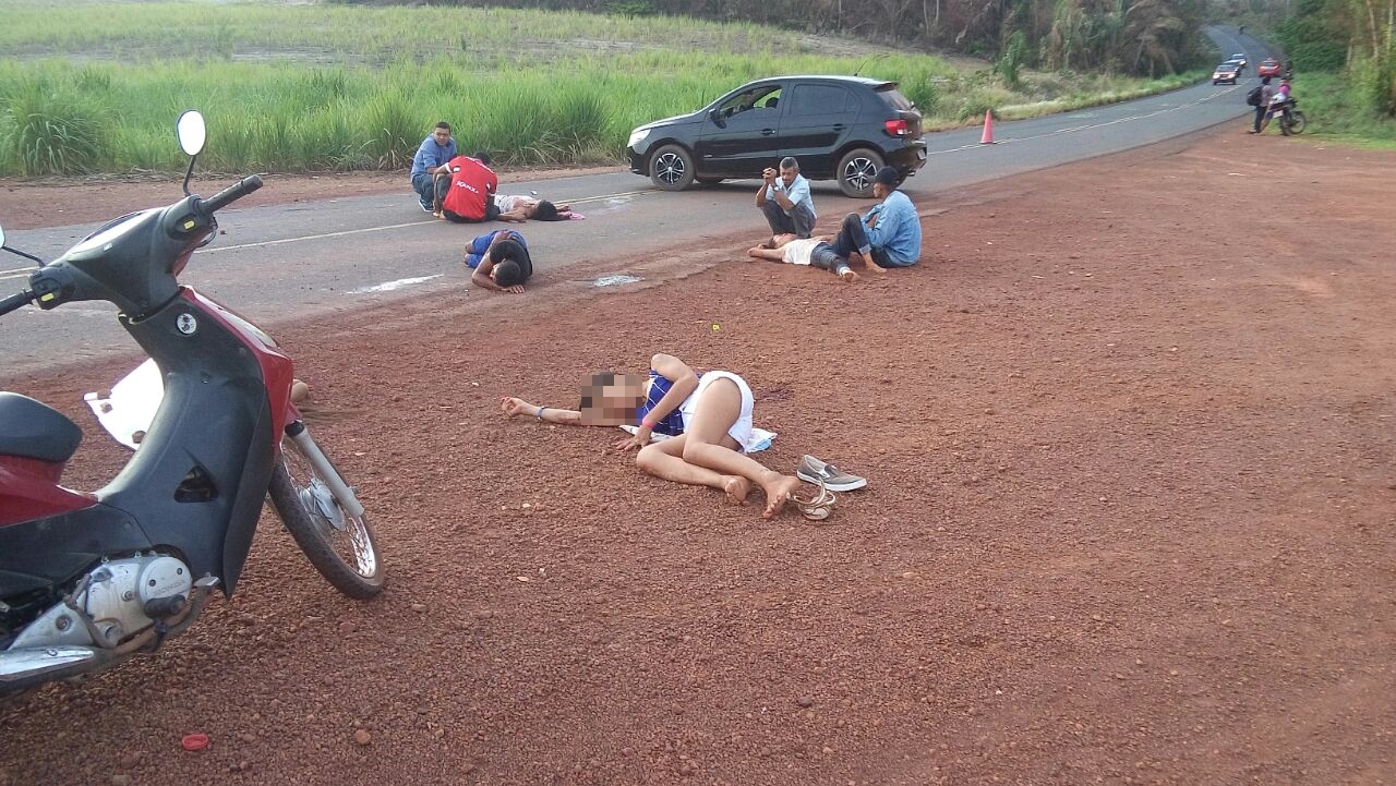 Outras quatro pessoas ficaram feridas no acidente