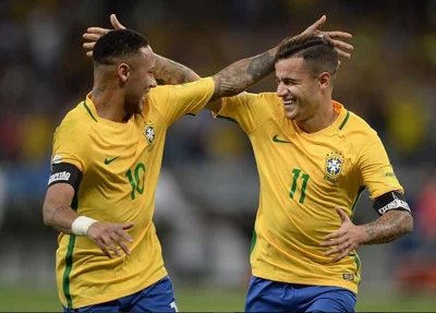 Philippe Coutinho e Neymar