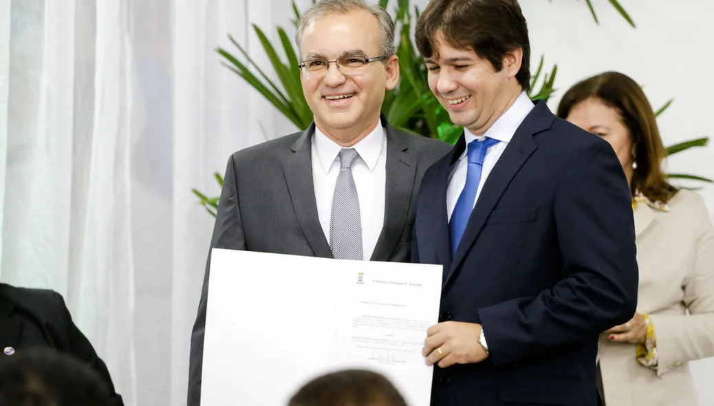 Firmino Filho e o Secretário Samuel 