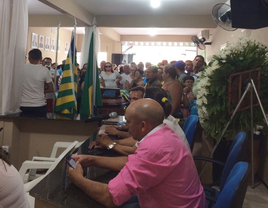 Velório de Chico Borges acontece na Câmara de Santana do Piauí