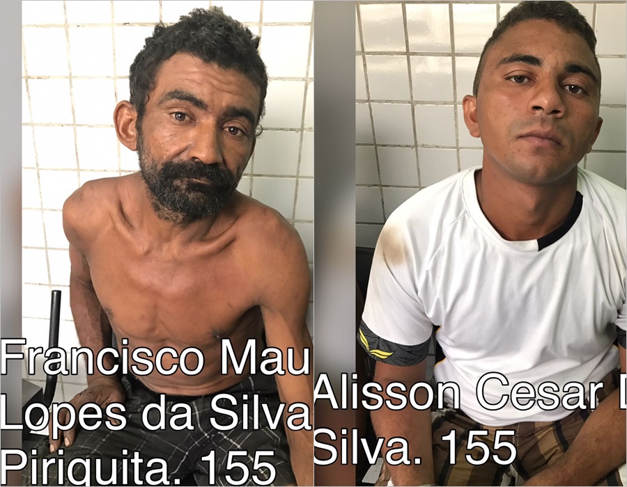 Arrombadores são presos pela Polícia Civil