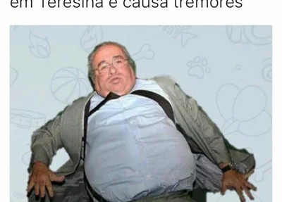 Deputado Heráclito Fortes virou meme após tremor em Teresina