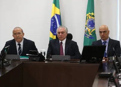 Temer se reúne com autoridades de segurança