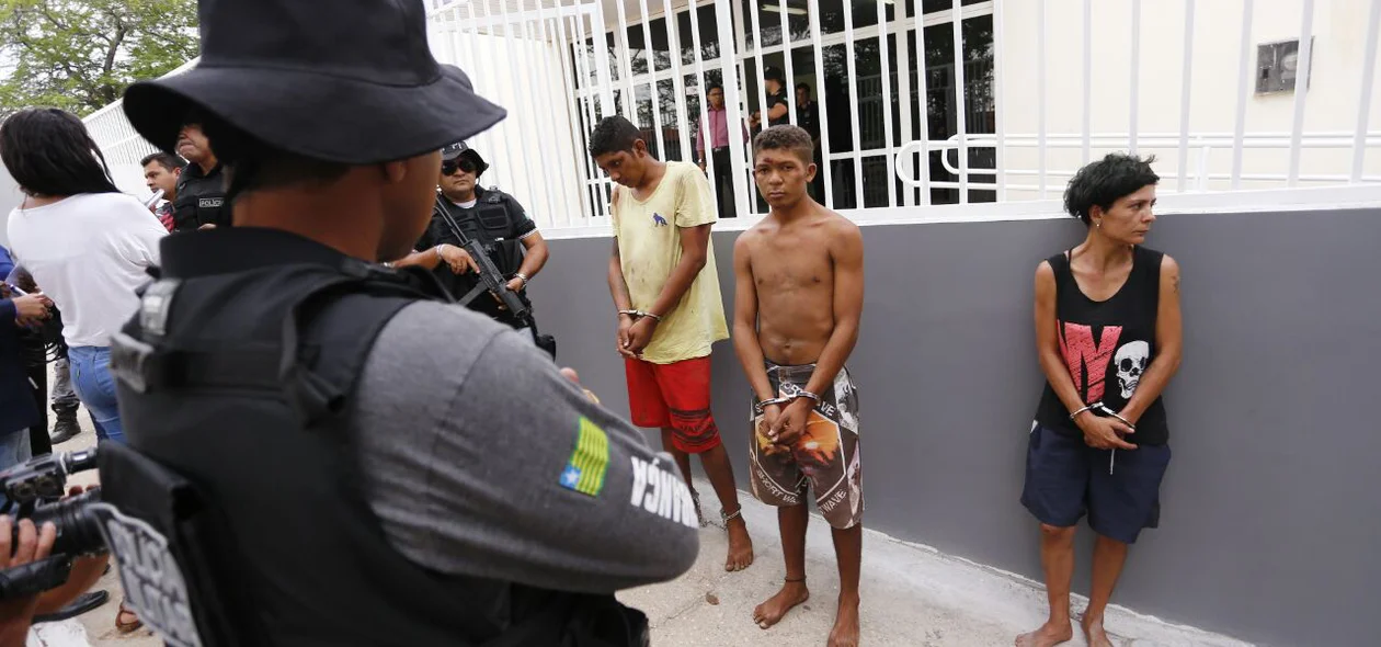 Integrantes de quadrilha foram conduzidos à Polinter