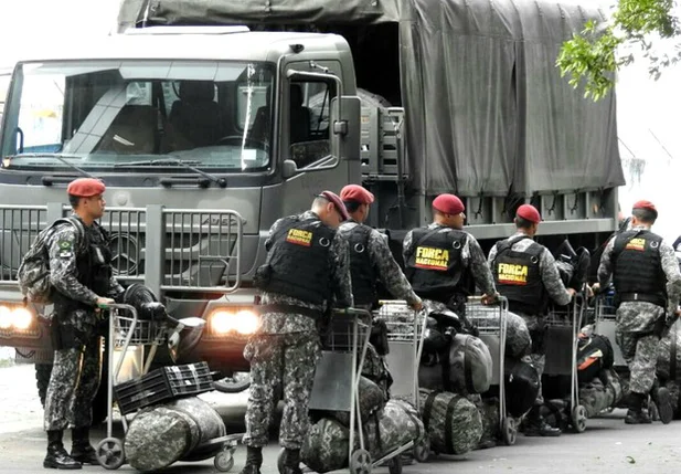 Homens da Força Nacional chegam ao Amazonas