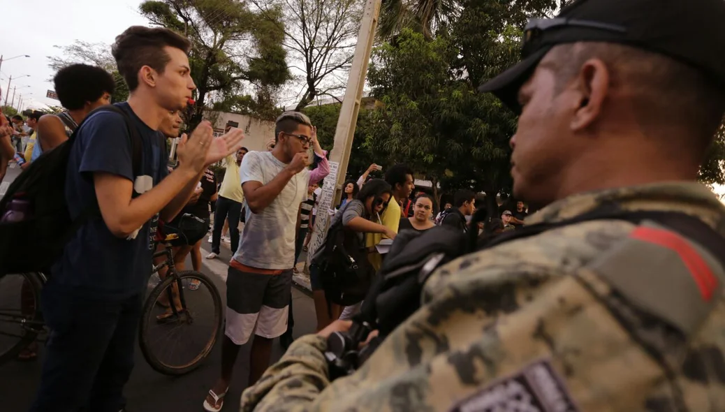 Protesto contra o aumento da passagem