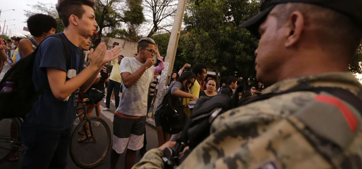 Protesto contra o aumento da passagem