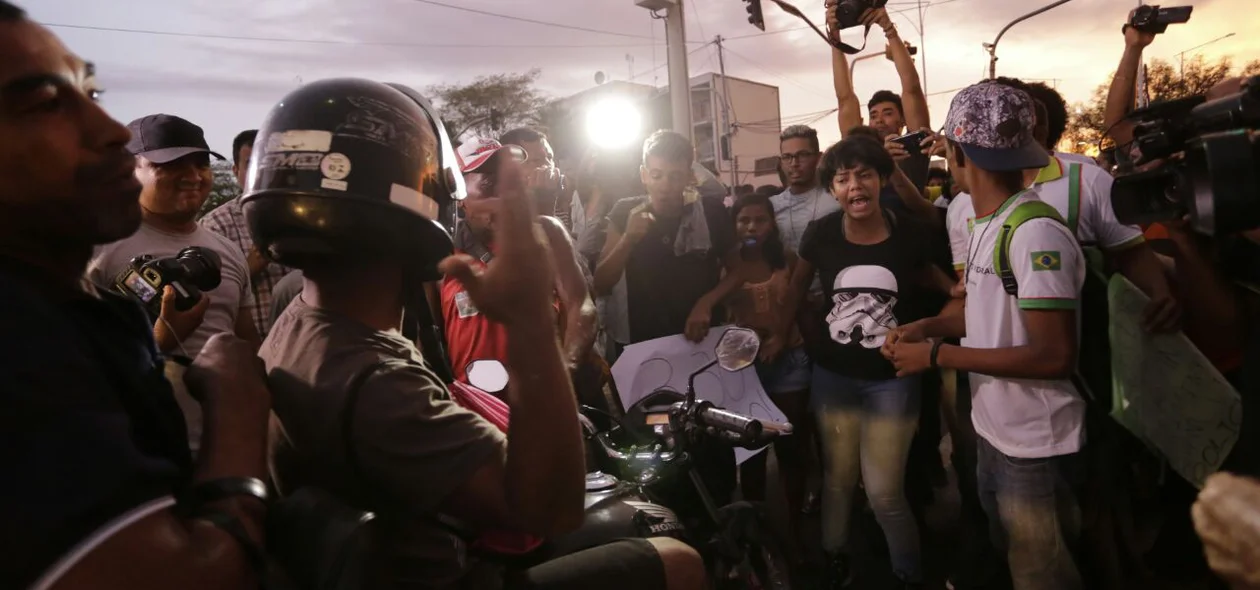 Protesto contra o aumento da tarifa