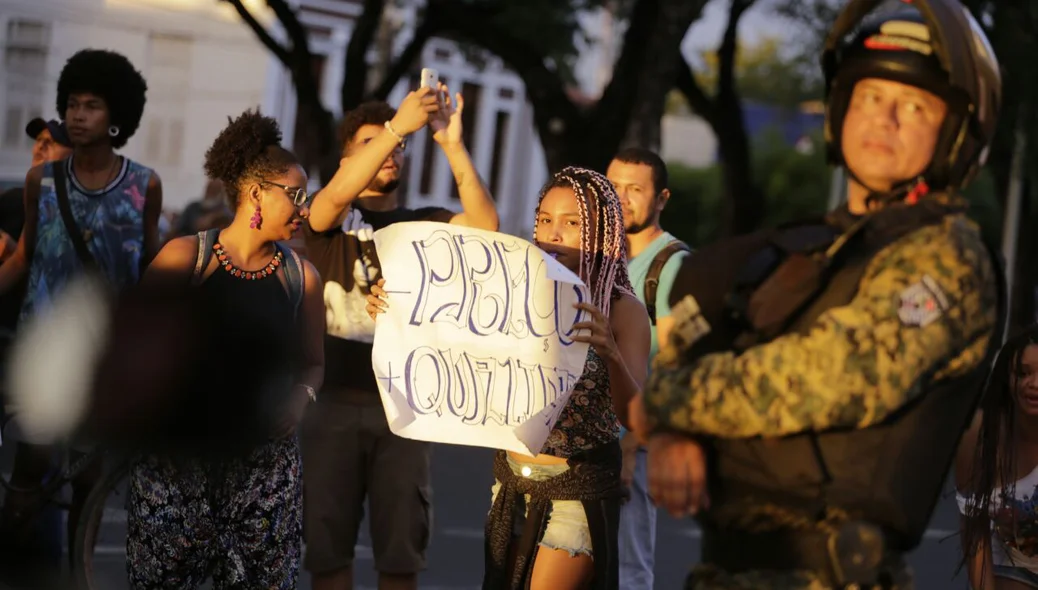 Protesto em Teresina