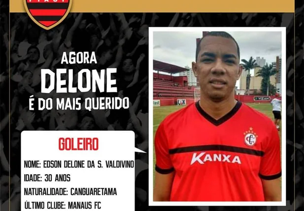 Flamengo anuncia contratação de Delone