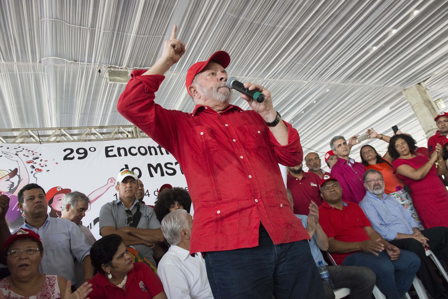 Lula em evento do MST,  Salvador-BA