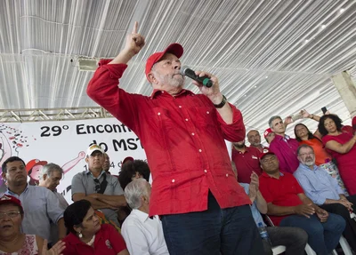 Lula em evento do MST,  Salvador-BA
