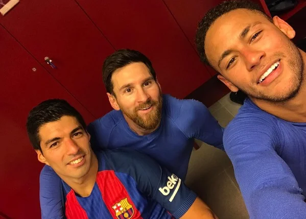 Neymar, Messi e Soarez