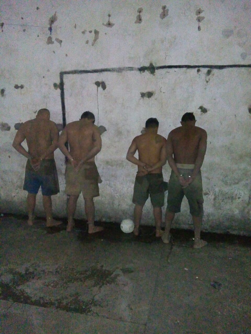 Os detentos não tiveram os nomes divulgados