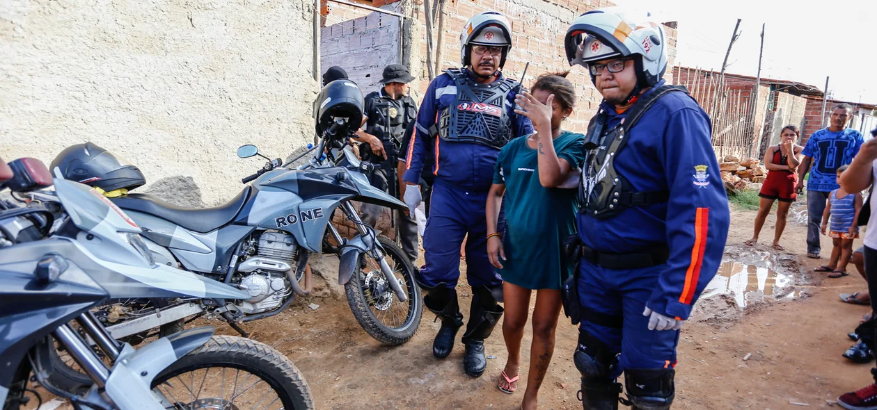 Gravida foi levada pela equipe do Samu 