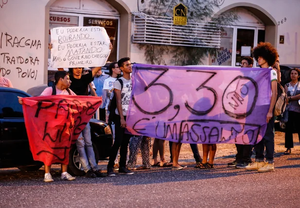 Manifestação contra aumento