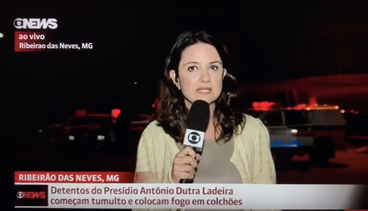 Repórter é agredida em transmissão ao vivo