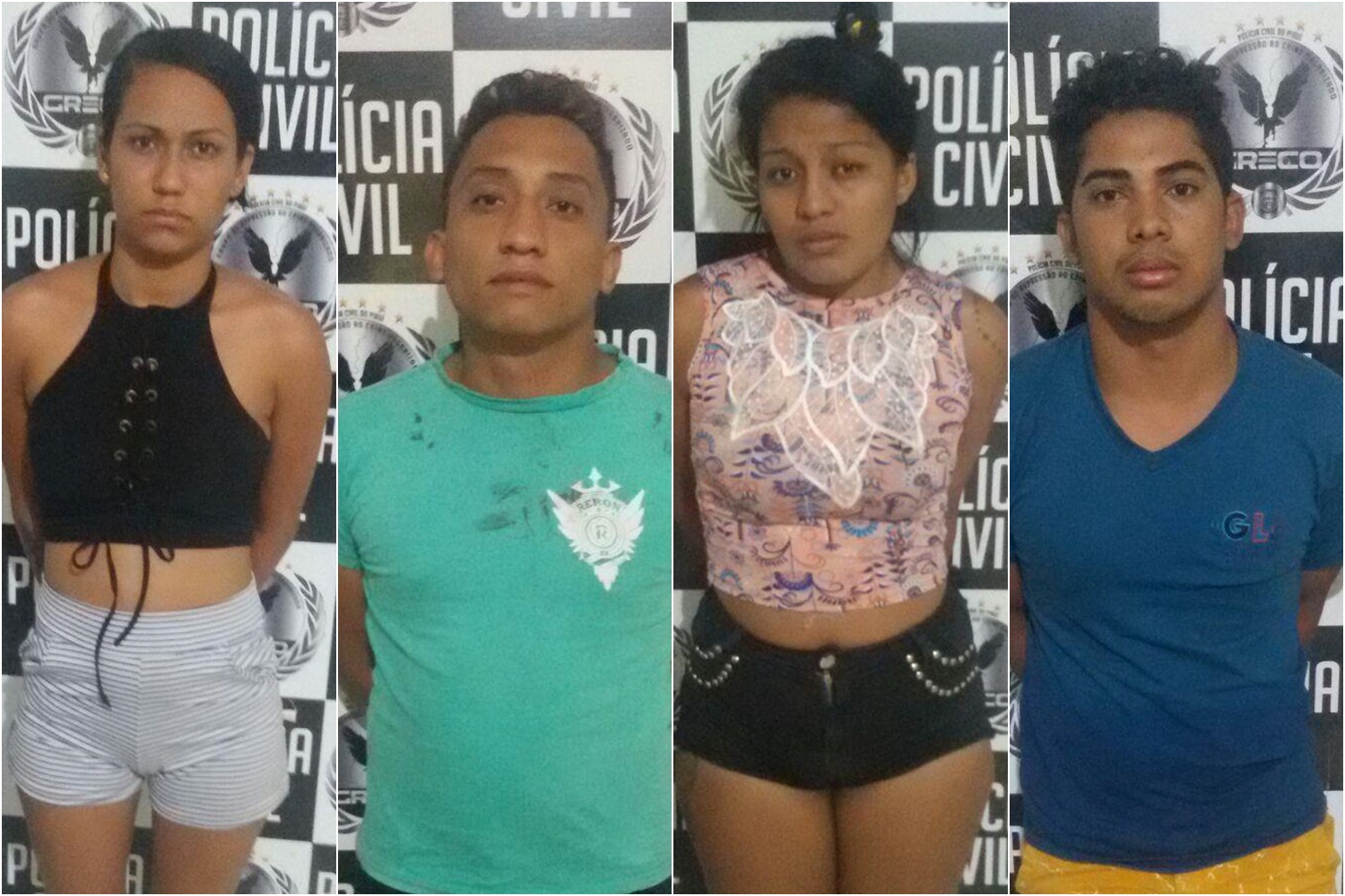 Ana Paula Bezerra, João da Cruz, Juciane Silva e Luís Carlos