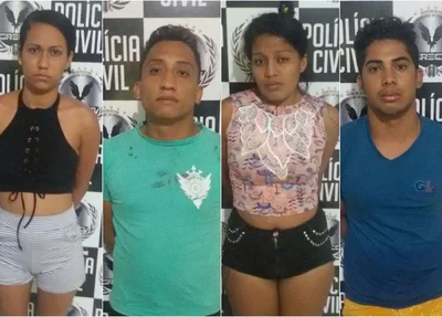 Ana Paula Bezerra, João da Cruz, Juciane Silva e Luís Carlos