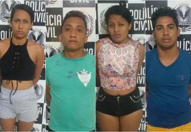 Ana Paula Bezerra, João da Cruz, Juciane Silva e Luís Carlos
