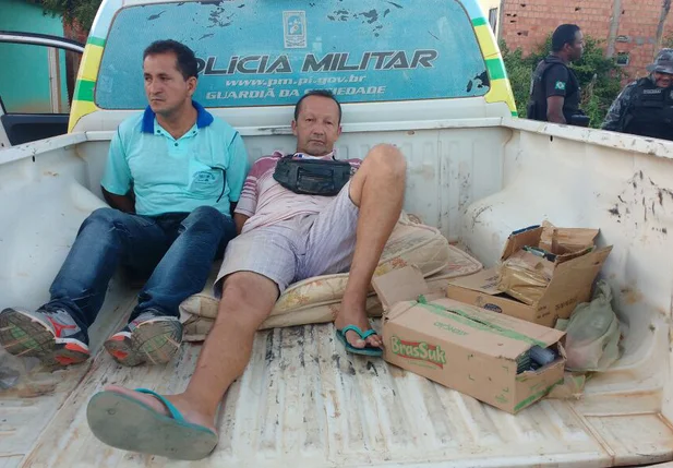 Comerciantes presos na zona rural de Guaribas