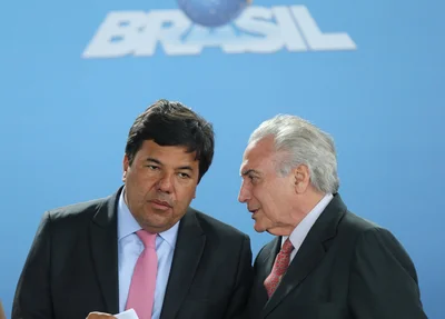 Mendonça Filho e Michel Temer