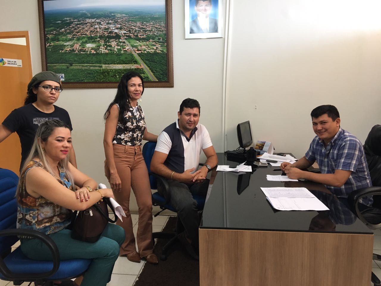 Reunião da prefeitura de Cocal com o Sindserm
