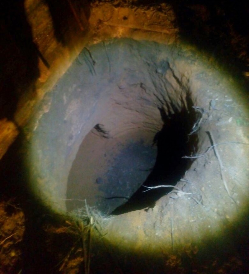 Túnel é encontrado por trás da Irmão Guido