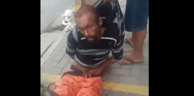 Bandido sofre tentativa de linchamento