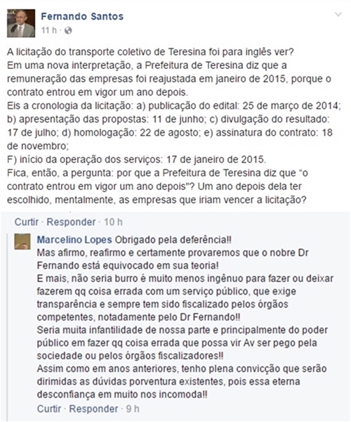 Promotor questiona licitação dos ônibus e representante do Setut comenta