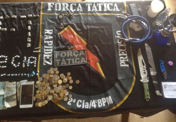 Material apreendido