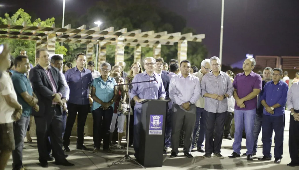 Solenida de lançamento da Guarda Municipal de Teresina