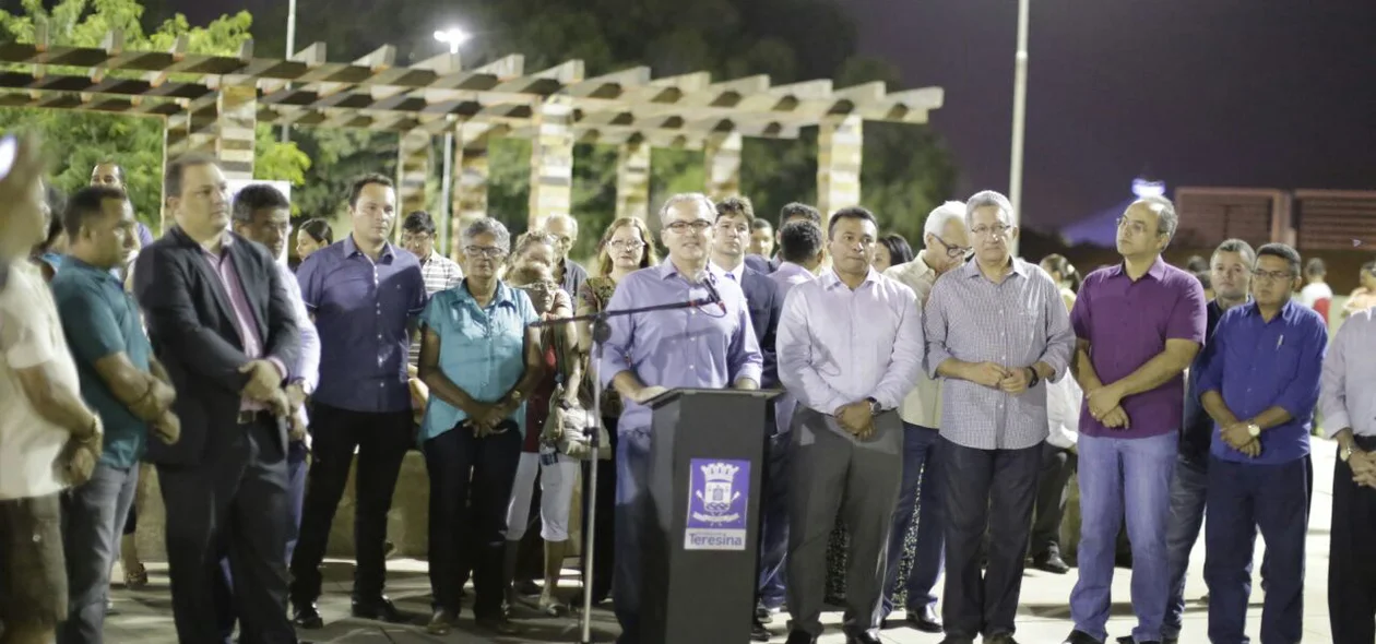 Solenida de lançamento da Guarda Municipal de Teresina