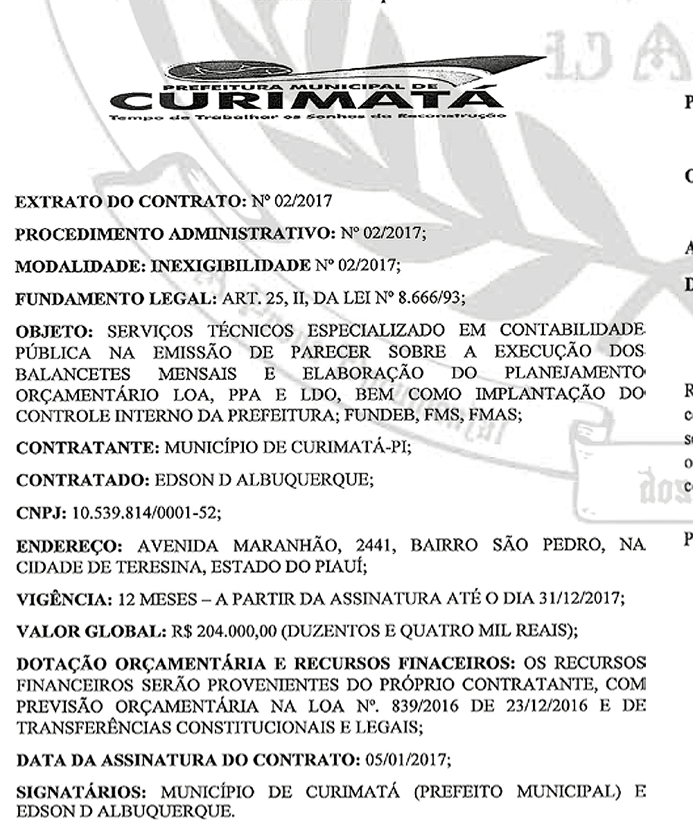 Contrato assessoria contábil