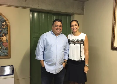 Júlio Arcoverde e Lucy Silveira 