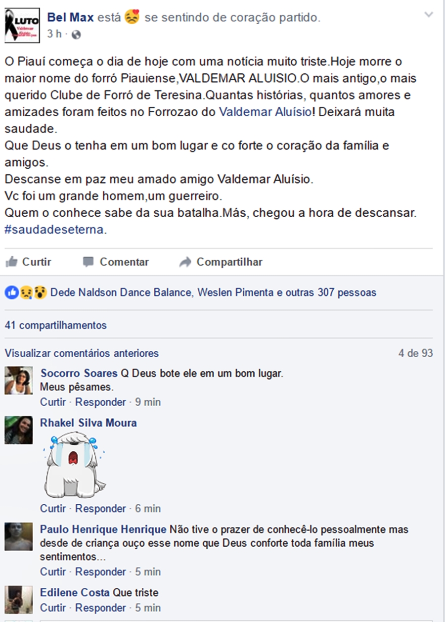 Homenagens a Valdemar Aluísio
