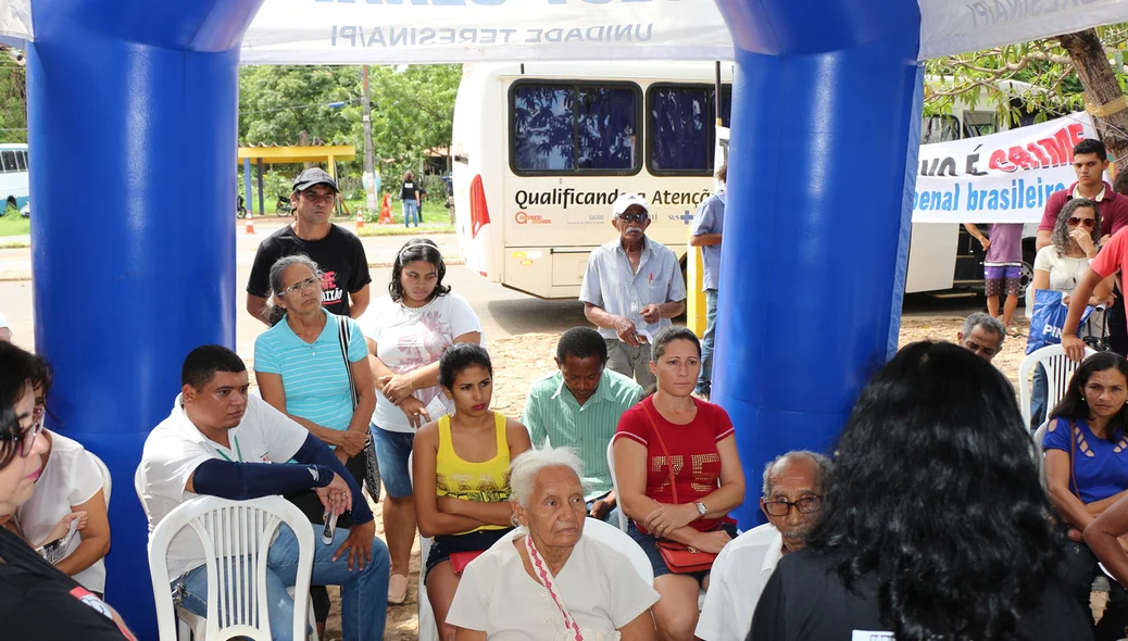 Palestra ministrada aos passageiros