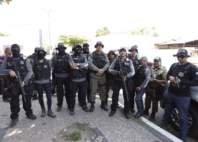 Policiais da Força Tarefa da Secretaria de Segurança Pública