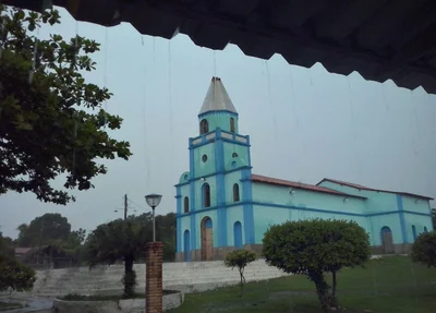Raio atinge igreja matriz de Nossa Senhora da Conceição