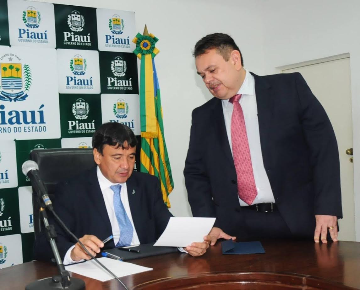 Silas Freire e o governador Wellington Dias