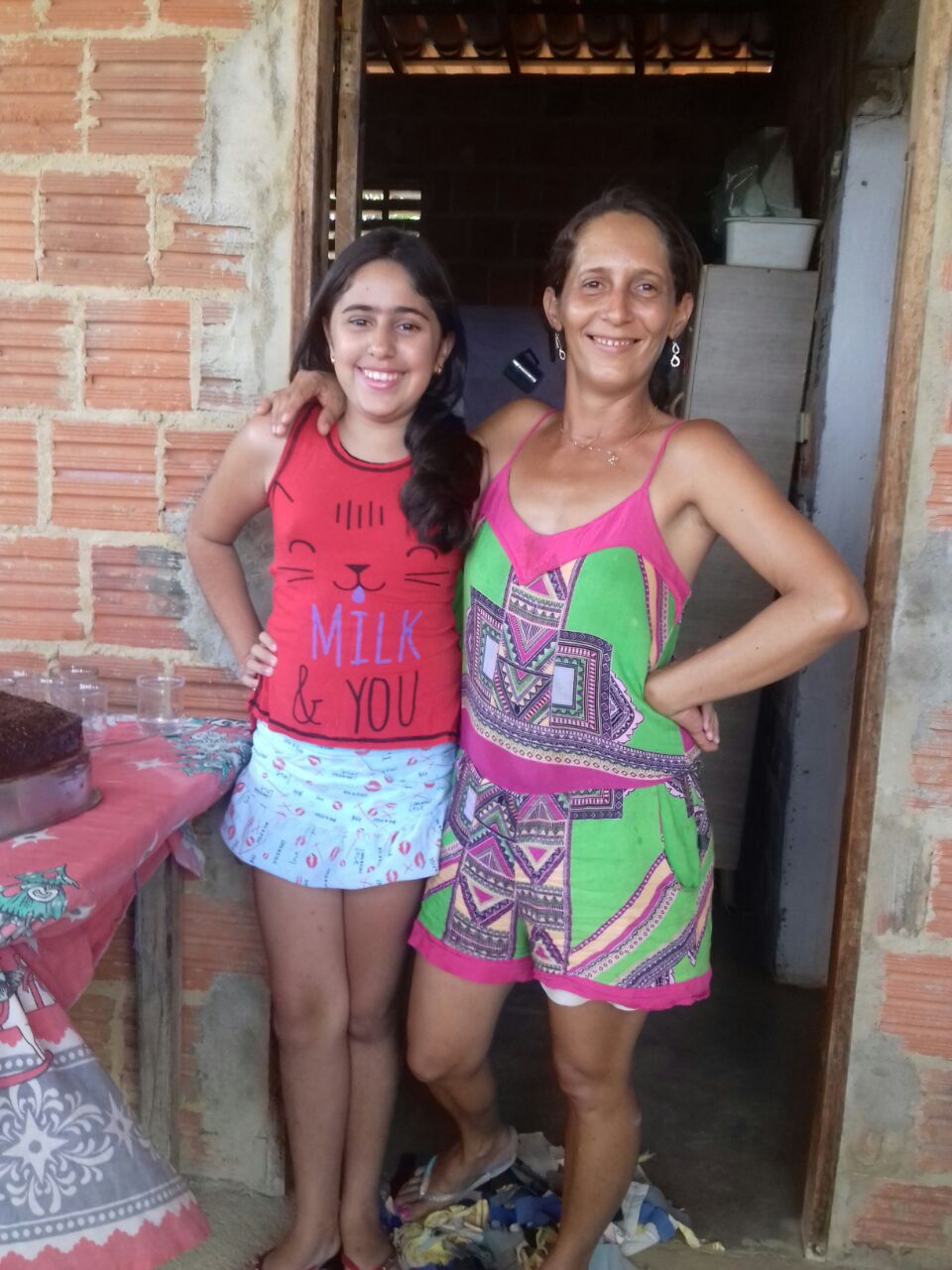 Sirleide Francisca e filha 