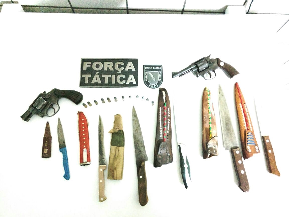 Apreensão de armas em Jacobina do Piauí