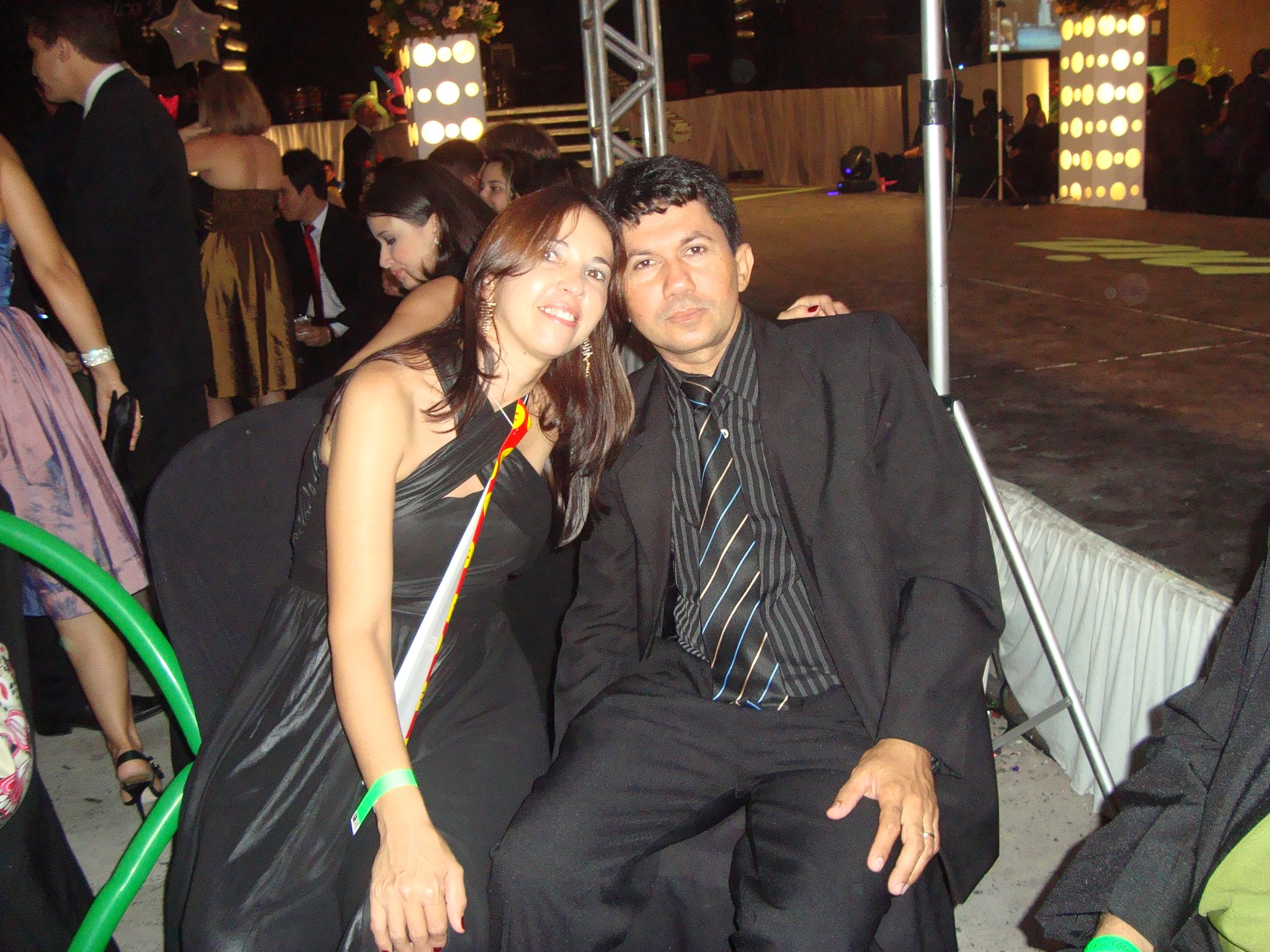 Prefeito Josemá Teixeira com a primeira-dama Sandra Santos