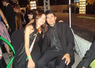 Prefeito Josemá Teixeira com a primeira-dama Sandra Santos