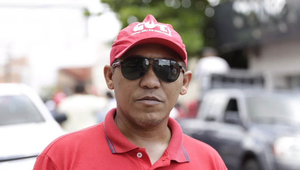 Presidente do Sintetro, Fernando Feijão