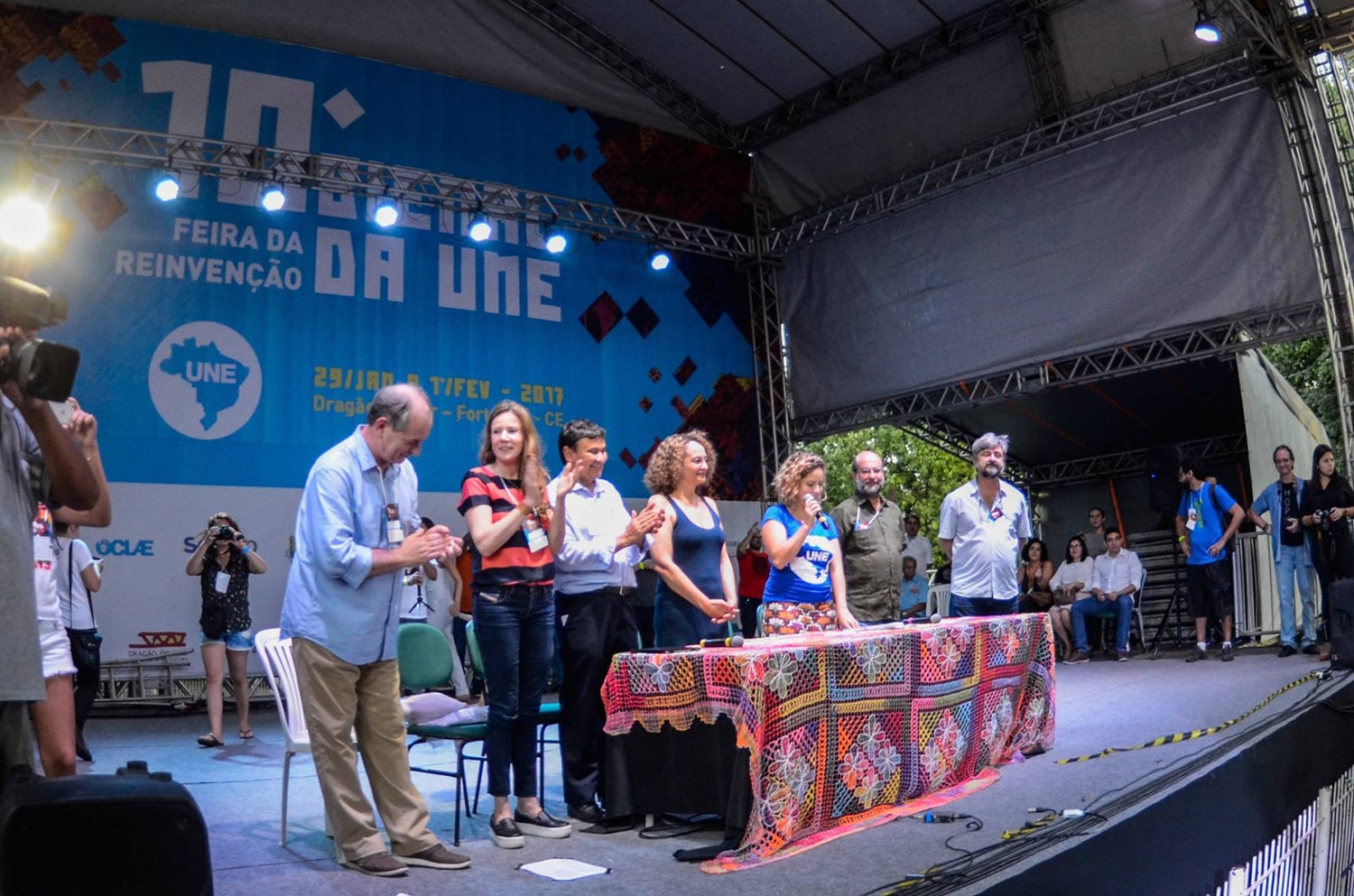 Wellington Dias na Bienal da UNE