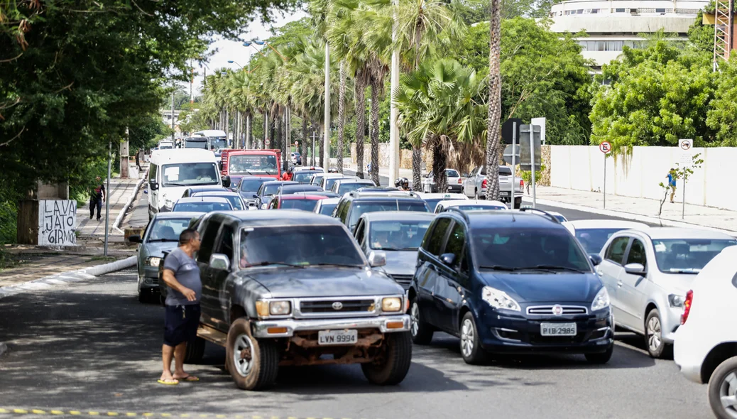 Congestionamento na Maranhão 