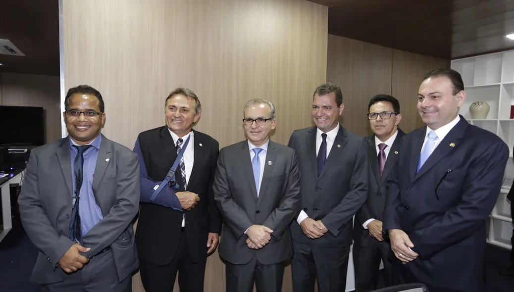 Autoridades na Câmara Municipal