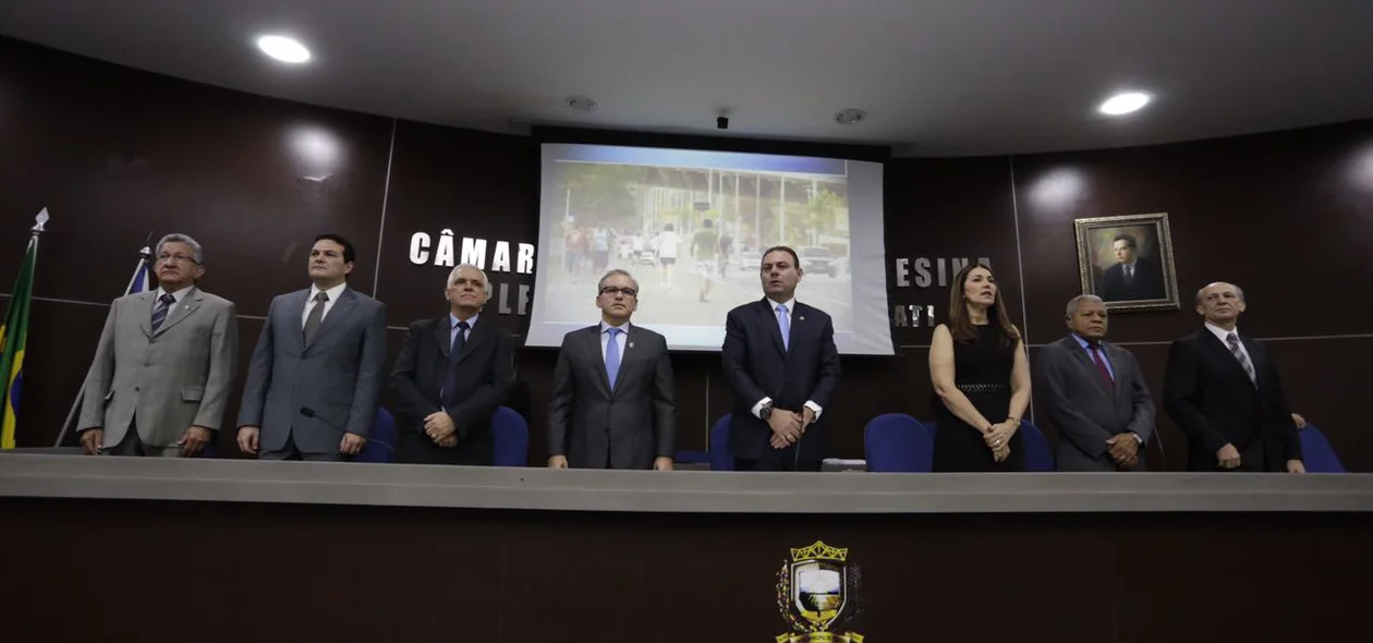 Sessão realizada na Câmara Municipal