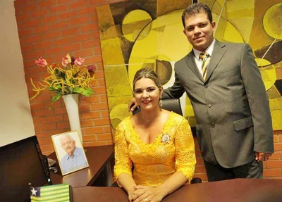 Alderico Tavares e Janainna Marques 
